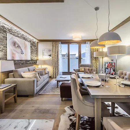 Charmant Appartement A Courchevel Village, Pres Des Pistes, Wifi, Parking Inclus - Fr-1-562-23 Apartament